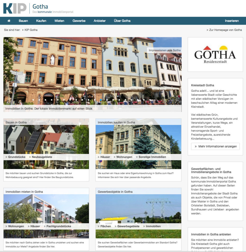 Kommunales Immobilienportal (KIP)